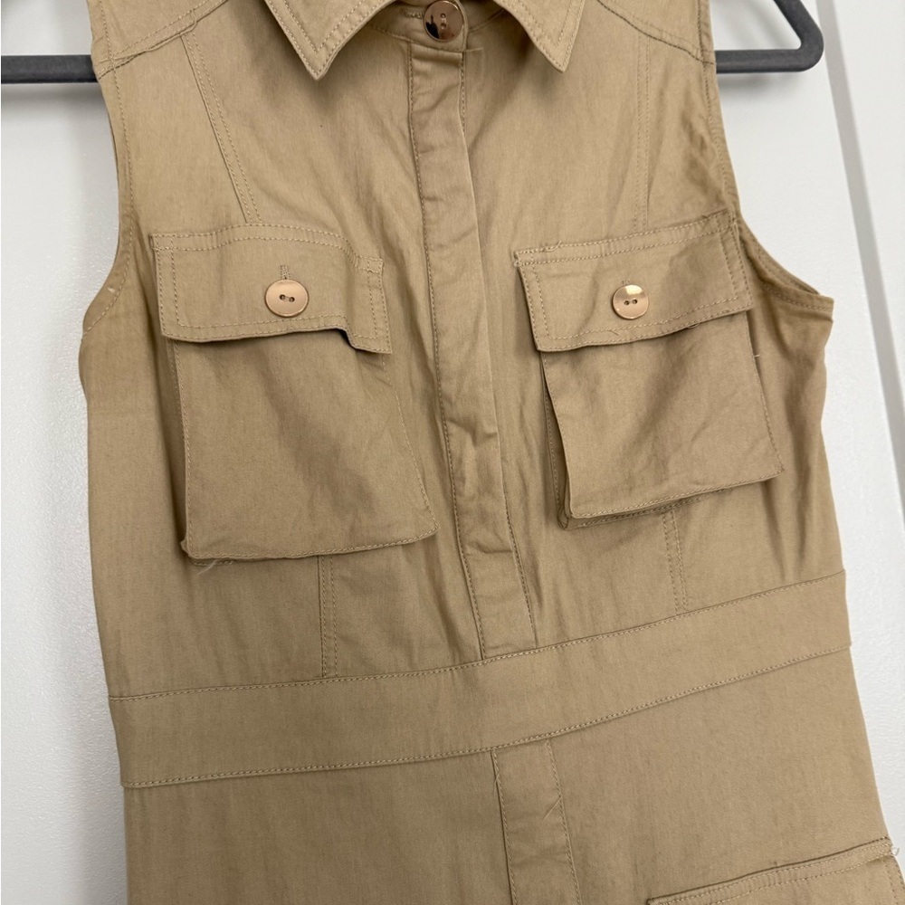 Women’s Chicways Khaki Tank Maxi Dress - Size Medium - Picture 4 of 6